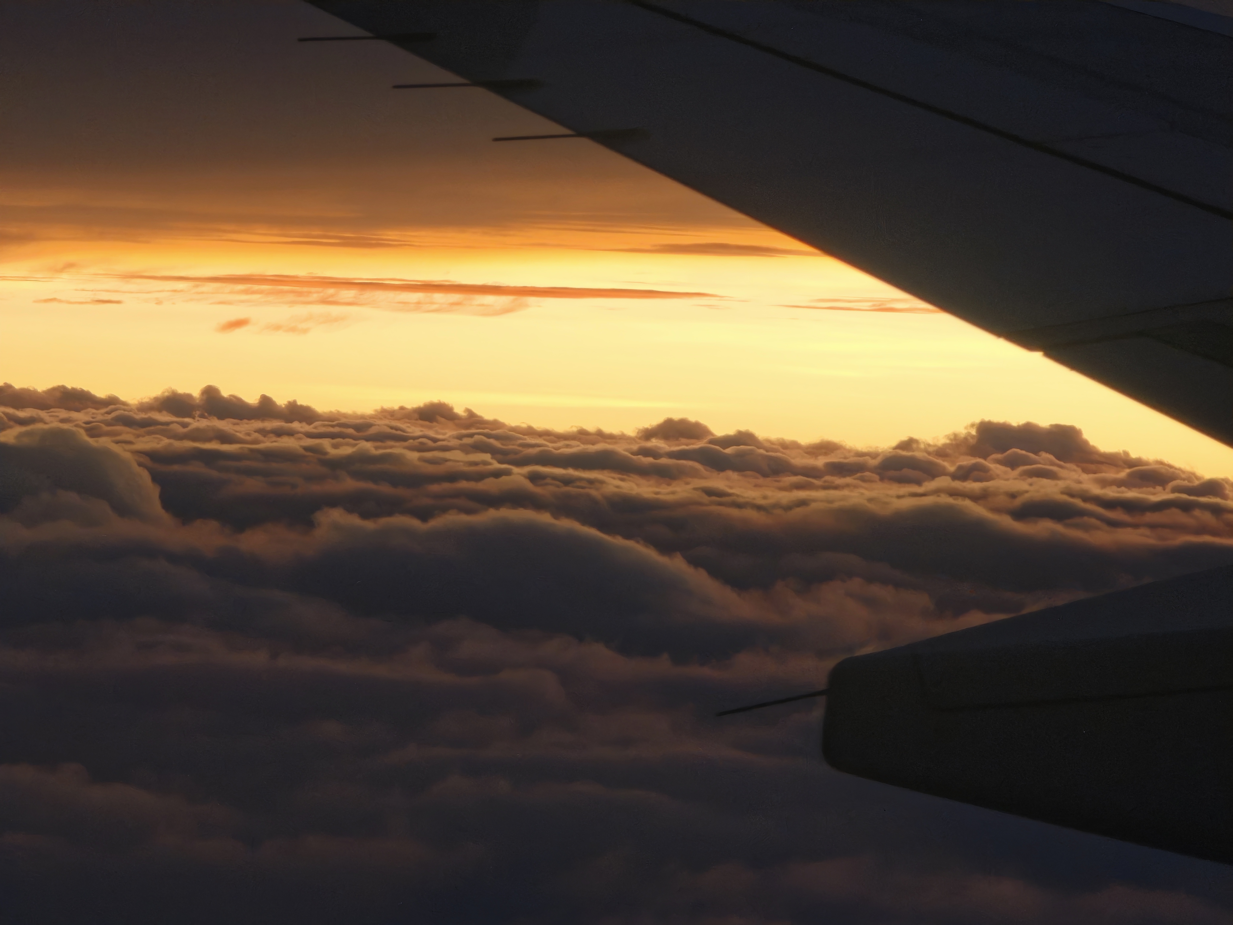离开大同的飞机上